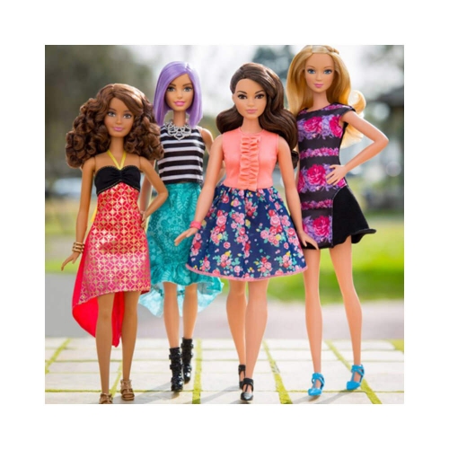 Выпуск новых Барби с различными фигурами и типажами.